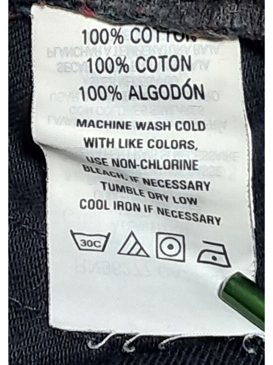 Y2K Vans Johhny Layton Pants Mens Size 32 Off The Wall Chino Straight Leg Black - Picture 8 of 10